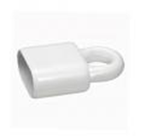 Изображение 50166 Розетка плоская с кольцом белая (Legrand)