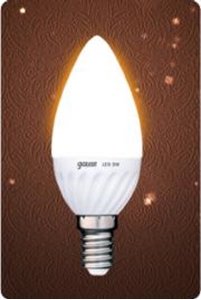 Изображение Свеча LED Е14 3W 2700К тепл. Gauss