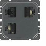 Изображение 67390 Механизм розетки тройной RJ45 - STP телеф./TV/информ. Celiane