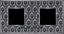 Изображение FD01322DNCB Рамка на 2 поста DECORNOIR Bright Chrome TAPESTRY