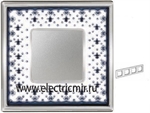 Изображение FD01344NECB Рамка на 4 поста BLACK LYS Bright Chrome PORCELAIN