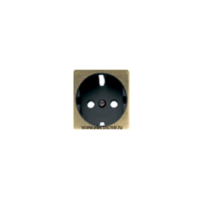 Изображение FD04314PM-M Накладка розетки 2к+з MATT PATINA черный