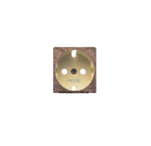 Изображение FD04314RU-A Накладка розетки 2к+з RUSTIV COPPER беж