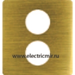 Изображение FD04316PB-A Накладка розетки TV/SAT BRIGHT PATINA беж