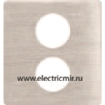 Изображение FD04316NS-M Накладка розетки TV/SAT NICKEL SATIN черный