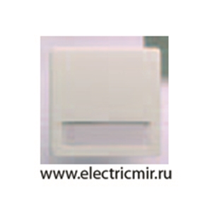 Изображение FD17714 Клавиша широкая с этикеткой белая FEDE