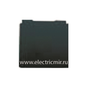 Изображение FD16901-M Накладка розетки 2к+з с крышкой черная FEDE
