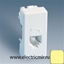 Изображение 27480-31 Розетка TF RJ-11 под 4 контакта узкая слоновая кость Simon