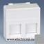 Изображение 27486-37 Адаптер для 2ой RJ-45 серый Simon