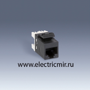 Изображение 75528-39 Коннектор RJ12 черный Simon