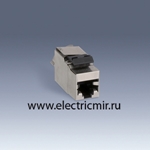 Изображение 75541-39 Коннектор RJ45 экранированный черный Simon