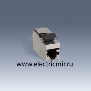 Изображение 75541-39 Коннектор RJ45 экранированный черный Simon