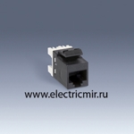 Изображение 75544-39 Коннектор RJ45 кат.6 черный Simon