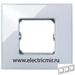Изображение 27773-33 Рамка 3 поста Neos голубая Simon