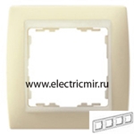 Изображение 82740-31 Рамка 4 поста слоновая кость Simon