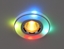 Изображение Точечный светильник со встроенными светодиодами 2070/2 SL/7-MULTI/LED (хром / мультиколор)