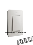 Изображение 8200640-029 Рамка на 4 поста, теплый белый, 82 Detail