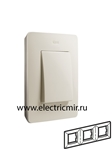 Изображение 8200630-031 Рамка на 3 поста, слоновой кости, 82 Detail
