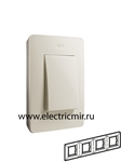 Изображение 8200640-031 Рамка на 4 поста, слоновой кости, 82 Detail