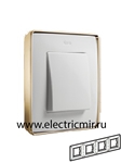 Изображение 8201640-245 Рамка на 4 поста, золото - белый, 82 Detail