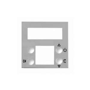 Изображение ABB NIE Zenit Серебро Накладка будильника с термометром 8149.5, 2 мод