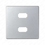 Изображение 8201090-033 Накладка для коннектора 2*USB 2.0 типа А, "мама", S82, S82N, S82 Detail, алюминий