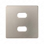 Изображение 8201090-034 Накладка для коннектора 2*USB 2.0 типа А, "мама", S82, S82N, S82 Detail, шампань