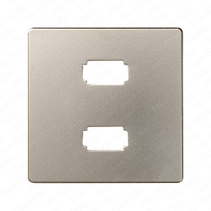 Изображение 8201090-034 Накладка для коннектора 2*USB 2.0 типа А, "мама", S82, S82N, S82 Detail, шампань