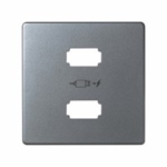 Изображение 8201090-093 Накладка для коннектора 2*USB 2.0 типа А, "мама", S82, S82N, S82 Detail,  алюминий