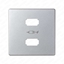 Изображение 8201096-033 Накладка для зарядного устройства 2*USB, S82, S82N, S82 Detail, алюминий