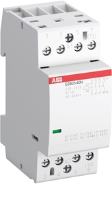 Изображение ABB Контактор ESB25-40N-01 модульный (25А АС-1, 4НО), катушка 24В AC/DC