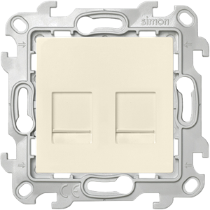 Изображение 2450593-031 Розетка 2хRJ45 кат 5е UTP, сл кость