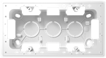 Изображение 2400752-030 Монтаж короб для накл монт на 2 модуля, бел