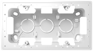 Изображение 2400752-030 Монтаж короб для накл монт на 2 модуля, бел