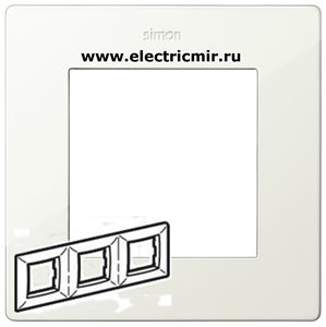 Изображение 2400630-031 Рамка 3 поста, сл кость