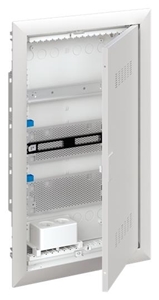 Изображение ABB Шкаф мультимедийный с дверью с вентиляционными отверстиями и DIN-рейкой (3 ряда) UK630MV