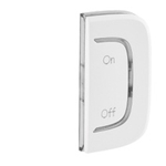 Изображение Legrand Valena ALLURE Бел MyHome Накладка мех. BUS/SCS.С символом "On-Off", 1 мод установка справа