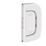 Изображение Legrand Valena ALLURE Бел MyHome Накладка мех. BUS/SCS.С сим-м "Вверх-вниз".1 мод.Уст. спр или сл
