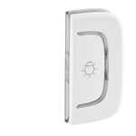 Изображение Legrand Valena ALLURE Бел MyHome Накладка мех. BUS/SCS с симв. "Освещение", 1 мод установка справа