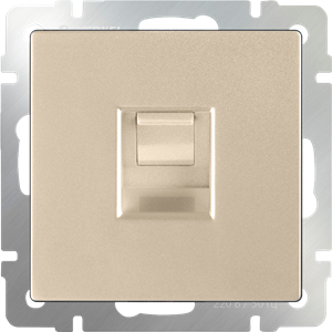 Изображение Телефонная розетка RJ-11 (шампань)