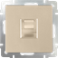 Изображение Телефонная розетка RJ-11 (шампань)