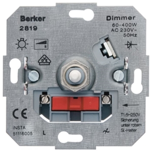 Изображение Мех-зм диммера 60-400Вт 230В~ 50Гц Berker