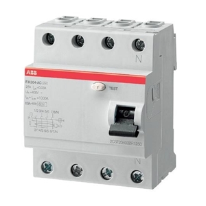 Изображение ABB FH204AC УЗО 4P 25A 300mA (AC)