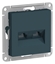 Изображение SE AtlasDesign Изумруд Розетка двойная компьютерная RJ45+RJ45, кат.5E, механизм
