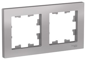Изображение SE AtlasDesign Алюминий Рамка 2-ая, универсальная