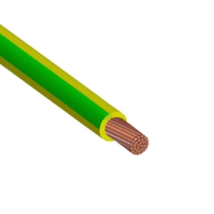 Изображение Провод силовой ПуГВ 1х4 желто-зеленый ТРТС многопроволочный