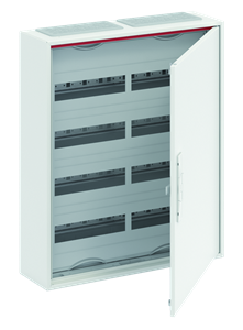 Изображение ABB Шкаф 96 М навесной IP44, 650x550x160 с расстоянием между DIN-рейками 125 мм и винтовыми клеммами N/PE CA24VZRU