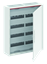 Изображение ABB Шкаф 96 М навесной IP44, 650x550x160 с расстоянием между DIN-рейками 125 мм и винтовыми клеммами N/PE CA24VZRU