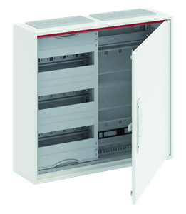 Изображение ABB Шкаф 36М навесной с медиапанелями IP44, 500x550x160 с расстоянием между DIN-рейками 125 мм и самозажимными клеммами N/PE CA23VM