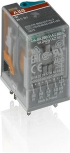 Изображение ABB CR-M012DC4 Промежуточное реле 12V 6A 4ПК (DC)